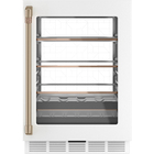 Cafe 5.1 CuFt Smart Built-In 126 Can/14 Bottle Beverage Center in Matte White