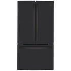 GE 23.1 CuFt Counter Depth French-Door Refrigerator in Fingerprint Resistant Black Slate with TwinChill™ Evaporators