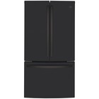 GE 23.1 CuFt Counter Depth French-Door Refrigerator in Fingerprint Resistant Black Slate with TwinChill™ Evaporators