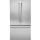 Monogram 23.1 CuFt Counter-Depth French-Door Refrigerator in Stainless Steel