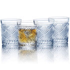 Mikasa 9.25 Oz Ballard Braid Set of Four Double Old-Fashioned Glasses