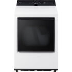 LG 7.3 CuFt Smart Alpine White Electric Dryer with EasyLoad™ Door and AI Sensing
