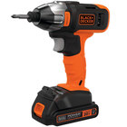 Black+Decker 20V Max Cordless 1/4" Impact Driver Kit