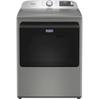 Maytag 7.4 CuFt Smart Pet Pro Top Load Classic Silver Electric Dryer