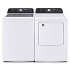 Midea 4.4 Cu. Ft Smart Top Load Washer with 7 Cu. Ft Front Load Smart Electric Tumble Dryer