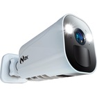 Night Owl Wire Free 2K HD Spotlight Camera with 2-Way Audio, Preset Voice Alerts
and Camera Siren - White