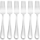 International Silver Forte 6-Piece Dinner Forks Flatware Set in 18/0 Stainless Steel