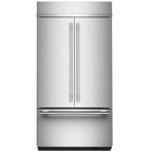 KitchenAid 24.2 Cu. Ft. 42" Wide Built-In French Door Bottom Mount Refrigerator with Platinum Interior