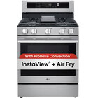 LG 6.3 Cu. Ft. Smart Gas Oven Range with ProBake Convection® & Air Fry