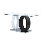 Global Furniture Monza Glass Top Contemporary Dining Table
