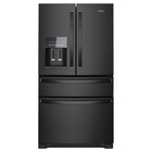 Whirlpool 24.5 Cu. Ft. 36" Wide French Door Bottom Mount Refrigerator - Black