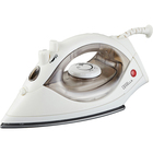 Premium Levella Steam and Dry Iron in White with Non-Stick Sole Plate and Steam Control