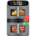 Kitchen Elite 13QT Dual-Basket Digital Air Fryer - Extra Large Capacity with Independent Cooking Zones