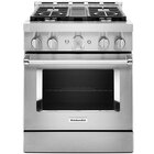 KitchenAid 4.1 Cu. Ft. Freestanding Gas Range with Air Fry - Stainless Steel