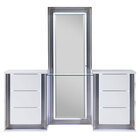 Global Furniture Emily 3 Piece Vanity with LED