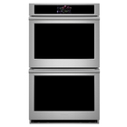 Monogram 30" Smart Self-Cleaning Twin Convention Double Wall Oven - Stainless Steel