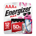 Energizer Energizer MAX AAA Batteries (4 Pack), Triple A Alkaline Batteries