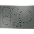 Cafe 30" Smart 4-Element Induction Cooktop in Stainless Steel with Synchronized Elements