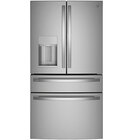 GE 22.4 Cu. Ft. Smart Counter-Depth 4-Door French-Door Refrigerator