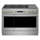 Monogram 8.9 Cu. Ft 48" Wide 6-Burner Gas Range With Griddle - Stainless Steel