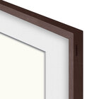 Samsung 75" The Frame Customizable Bezel - Modern Brown