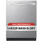 LG 46 dBA Smart Top Control Dishwasher in Stainless Steel with QuadWash™ Pro