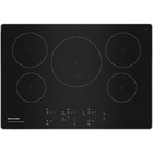 KitchenAid 36" 5-Element Induction Electric Cooktop in Black with Frameless Design