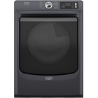 Maytag 7.4 CuFt Smart Pet Pro Midnight Steel Front Load Electric Dryer