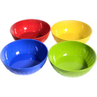 Arrow Plastics 4-Pack 16 oz. Kids Primary Bowls in Assorted Colors