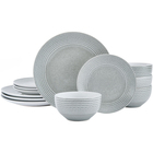 Image of product - Felicity 12-Piece Dinnerware Set - Gray