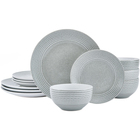 Pfaltzgraff Felicity 12-Piece Dinnerware Set - Gray
