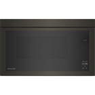 KitchenAid 1.1 CuFt 1000 Wattage Over-The-Range Microwave in Black Stainless with Flush Built-In Design