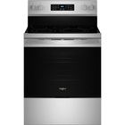 Whirlpool 5.3 CuFt Freestanding Electric Range in Stainless Steel with Air Cooking Technology