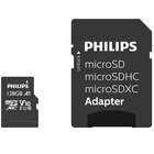 Philips 128GB Micro SDXC Class 10 UHS-1 & V10 Flash Memory Card with Adapter