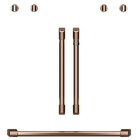 Cafe 2 French-Door Handles; 1 - 30" Handle; in Brushed Copper