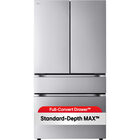 LG 30 CuFt Smart 4-Door French Door Refrigerator in Stainless Steel with Full-Convert Drawer™