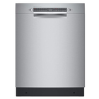 Bosch 800 Series 24'' Front Control Smart Built-In Stainless Steel Tub Dishwasher with 3rd Rack and CrystalDry