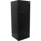 Image of product - 7.4 CuFt Apartment Size Refrigerator in Black with See-Through Crisper