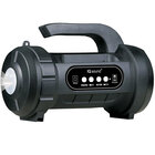 SuperSonic TWS Speaker with FM Radio & Flashlight - Black
