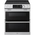 LG 7 Cu Ft. Double Oven Induction Slide-in Range with Probake® Convection and Air Fry