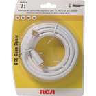 RCA 12-ft RG6 Coaxial Cable - White