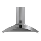 GE 36" 350 CFM Convertible Wall Mounted Range Hood - Stainless Steel
