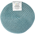 Core Home 15" 6-Pack Round Woven Placemat - Rain Melody