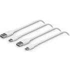 Belkin BoostCharge 2-Pack PVC USB-A to USB-C Cable