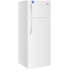Premium Levella 7.3 CuFt Top-Mount Refrigerator in White with Three Full-Width Door Balconies