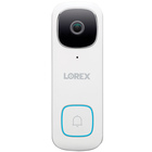 Lorex 2K QHD Wi-Fi Video Wired Doorbell with Person Detection - White