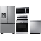 Samsung Four Piece Kitchen Appliance Package - Stainless Steel