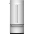 KitchenAid 20.8 Cu. Ft. 36" Built-In French Door Refrigerator with Platinum Interior