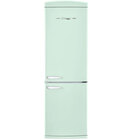 UNIQU Classic Retro 12 Cu. Ft. Bottom Freezer Refrigerator — Summer Mint Green