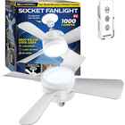 Bell & Howell Socket Fan with Remote